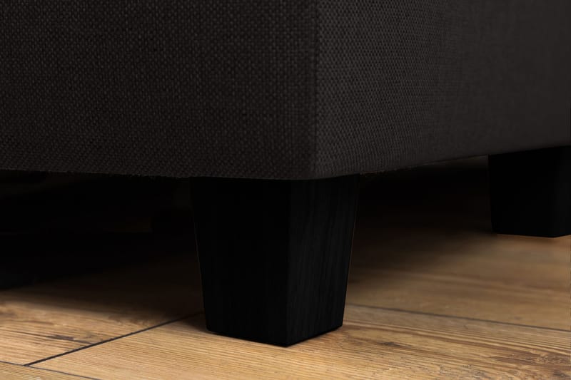 Crazy 5-personers Venstrevendt L-formet Chaiselongsofa i Stof - Antracit - Møbler - Sofaer - Sofa med chaiselong - 4 personers sofa med chaiselong