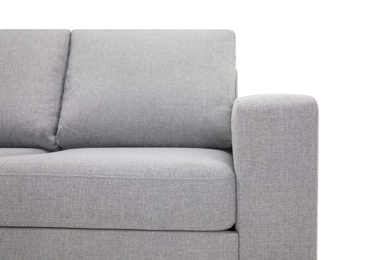 Crazy 5-personers Venstrevendt L-formet Chaiselongsofa i Stof - Grå - Møbler - Sofaer - Sofa med chaiselong - 4 personers sofa med chaiselong