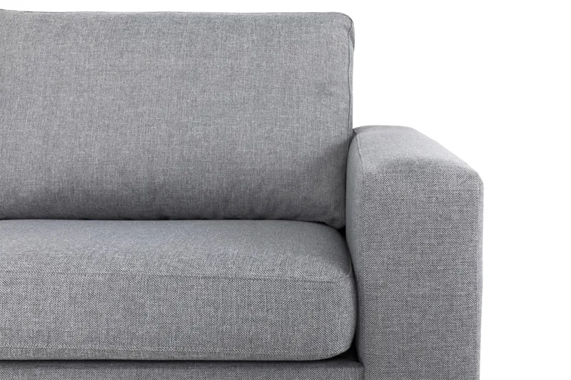 Crazy 5-personers Venstrevendt L-formet Chaiselongsofa i Stof - Grå - Møbler - Sofaer - Sofa med chaiselong - 4 personers sofa med chaiselong