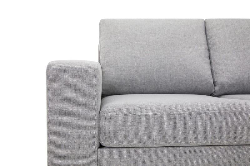 Crazy 5-personers Højrevendt L-formet Chaiselongsofa i Stof - Grå - Møbler - Sofaer - Sofa med chaiselong - 4 personers sofa med chaiselong