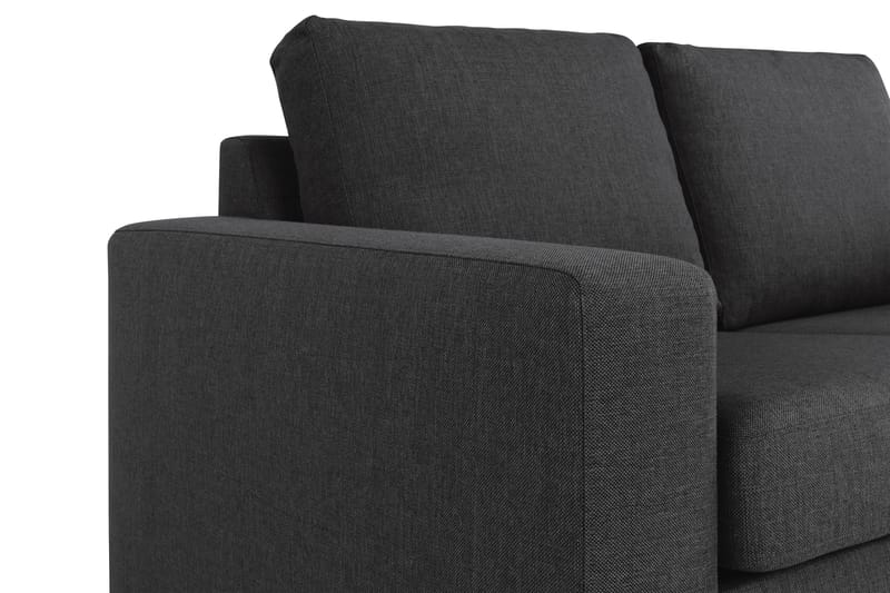 Crazy Chaiselongsofa 4-Pers. Vendbar - Antracit - Sofa med chaiselong - 4 personers sofa med chaiselong