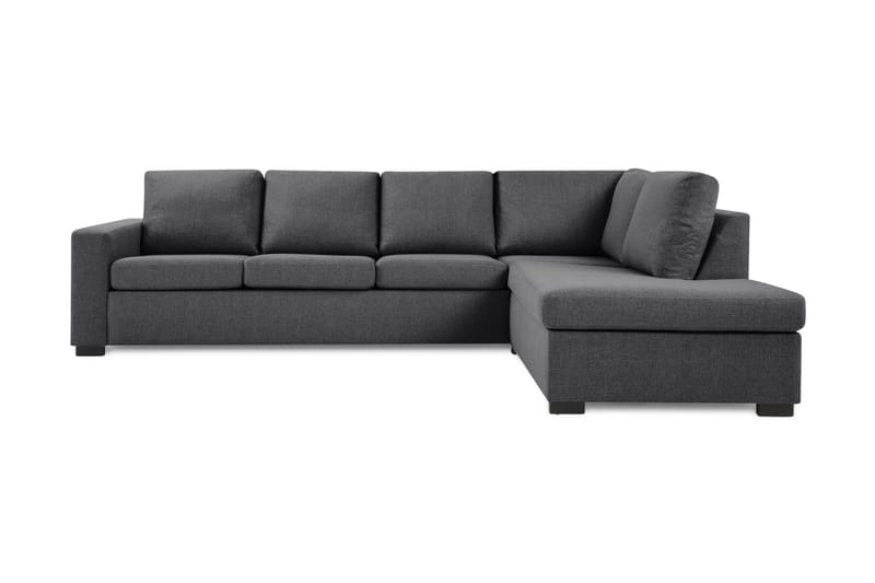 Crazy Limited Edition 3-Pers. Sofa med Chaiselong Venstre - Mørkegrå - Sofa med chaiselong - 3 personers sofa med chaiselong