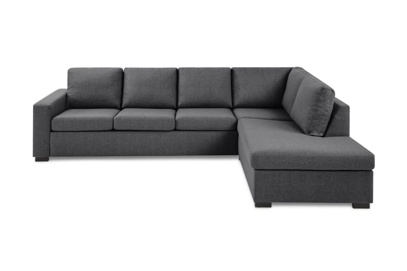 Crazy Limited Edition 3-Pers. Sofa med Chaiselong Venstre - Mørkegrå - Sofa med chaiselong - 3 personers sofa med chaiselong