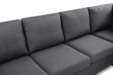 Crazy Limited Edition 4-personers Højrevendt L-formet Chaiselongsofa i Stof - Mørkegrå - Møbler - Sofaer - Sofa med chaiselong
