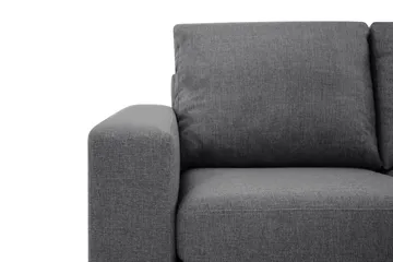 Crazy Limited Edition 4-personers Højrevendt L-formet Chaiselongsofa i Stof - Mørkegrå - Møbler - Sofaer - Sofa med chaiselong