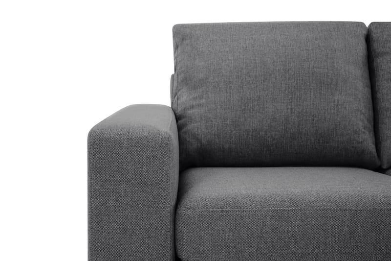 Crazy Limited Edition 4-personers Højrevendt L-formet Chaiselongsofa i Stof - Mørkegrå - Møbler - Sofaer - Sofa med chaiselong