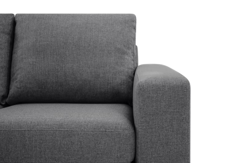 Crazy Limited Edition 4-personers Venstrevendt L-formet Chaiselongsofa i Stof - Mørkegrå - Møbler - Sofaer - Sofa med chaiselong