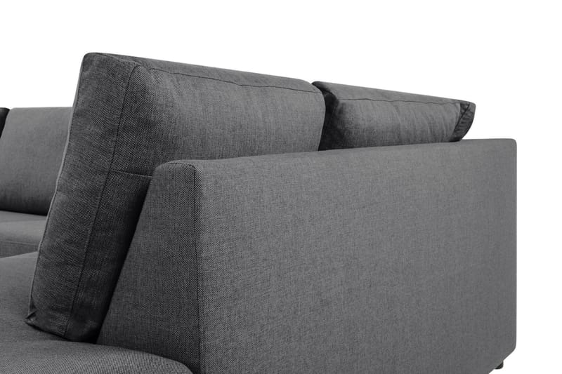 Crazy Limited Edition 4-personers Højrevendt L-formet Chaiselongsofa i Stof - Mørkegrå - Møbler - Sofaer - Sofa med chaiselong