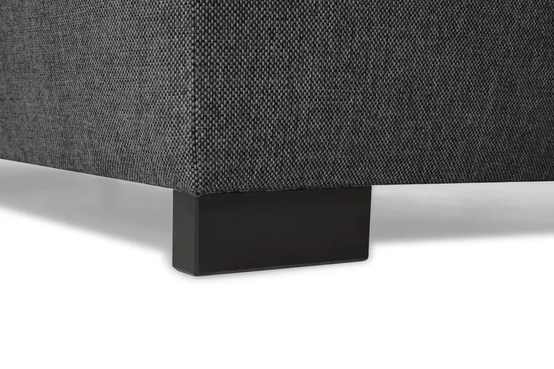 Crazy Limited Edition 4-personers Højrevendt L-formet Chaiselongsofa i Stof - Mørkegrå - Møbler - Sofaer - Sofa med chaiselong