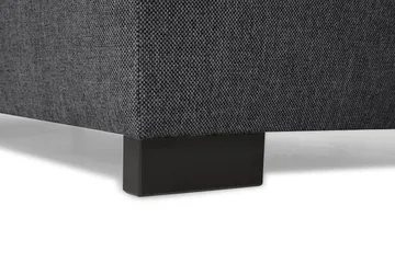 Crazy Limited Edition 4-personers Højrevendt L-formet Chaiselongsofa i Stof - Mørkegrå - Møbler - Sofaer - Sofa med chaiselong