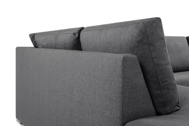 Crazy Limited Edition 4-personers Venstrevendt L-formet Chaiselongsofa i Stof - Mørkegrå - Møbler - Sofaer - Sofa med chaiselong