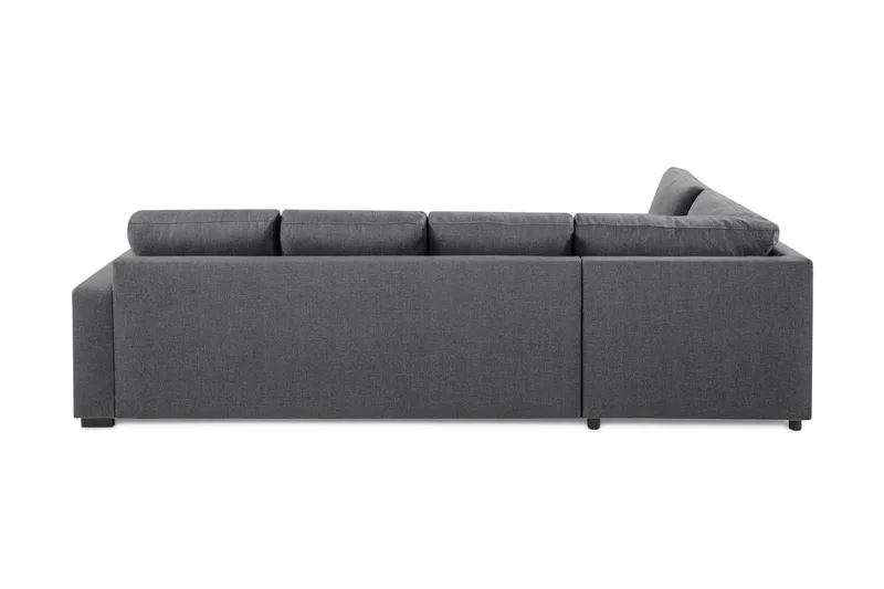 Crazy Limited Edition 4-personers Venstrevendt L-formet Chaiselongsofa i Stof - Mørkegrå - Møbler - Sofaer - Sofa med chaiselong