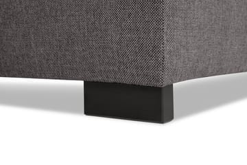 Crazy Limited Edition 4-personers Venstrevendt L-formet Dyb Chaiselongsofa i Stof - Grå - Møbler - Sofaer - Sofa med chaiselong - 4 personers sofa med chaiselong