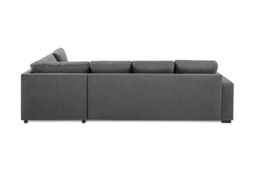 Crazy Limited Edition 4-personers Højrevendt L-formet Chaiselongsofa i Stof - Mørkegrå - Møbler - Sofaer - Sofa med chaiselong