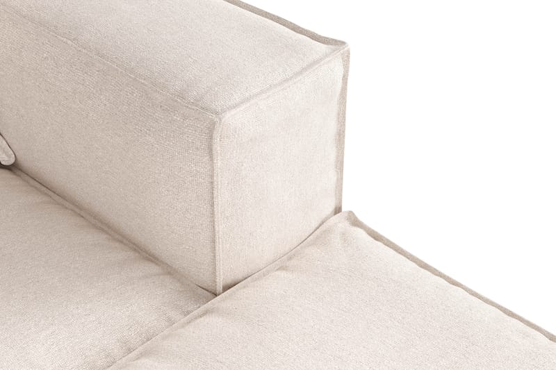 Cubo 4-personers Dyb Modulsofa med Divan i Stof - Beige - Møbler - Sofaer - Sofa med chaiselong - 3 personers sofa med chaiselong