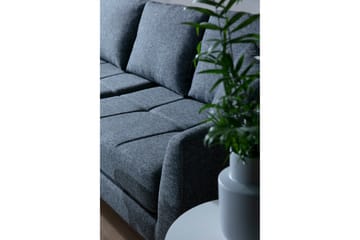 Destinye Hjørnesofa med Chaiselong Venstre - Grå - Møbler - Sofaer - Hjørnesofa