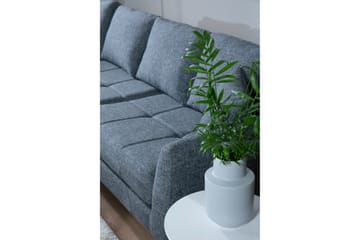 Destinye Hjørnesofa med Chaiselong Venstre - Grå - Møbler - Sofaer - Hjørnesofa