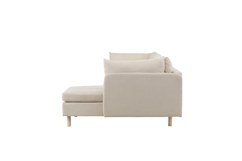 Divan 3-sæde Beige - Venture Home - Sofa med chaiselong - 3 personers sofa med chaiselong