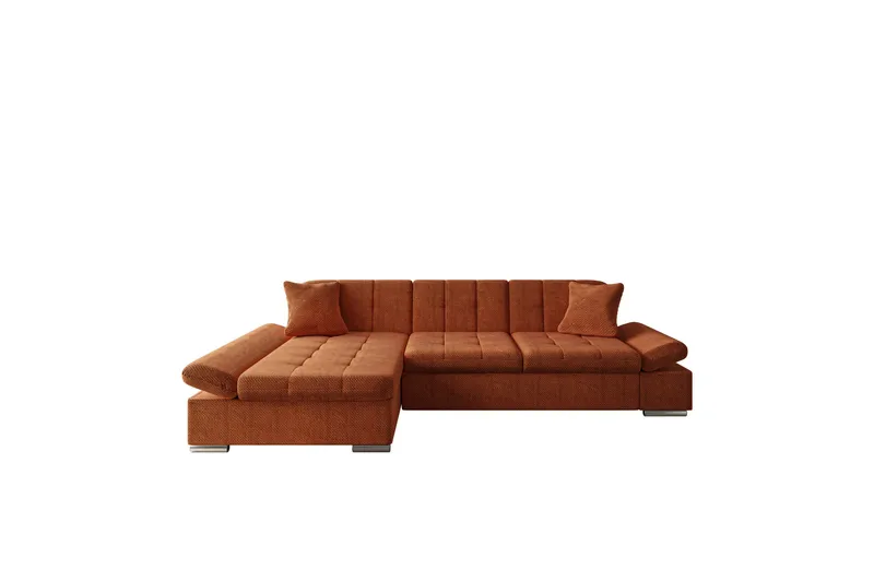 Djerra Sofa med Divan 3-personers, Orange