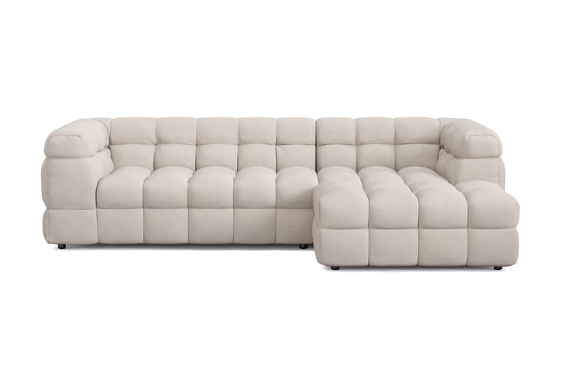 Elise 3-personers Sofa med Chaiselong Højre - Beige - Møbler - Sofaer - Sofa med chaiselong