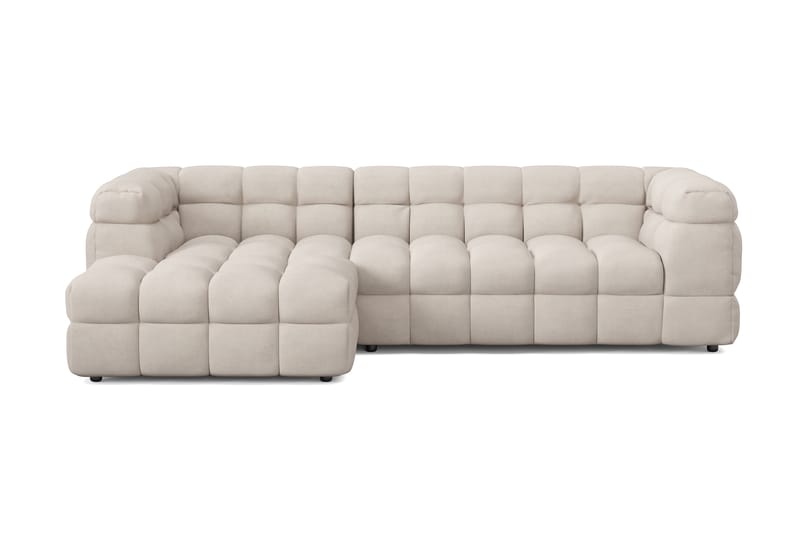 Elise 3-personers Sofa med Chaiselong Venstre - Beige - Møbler - Sofaer - Sofa med chaiselong