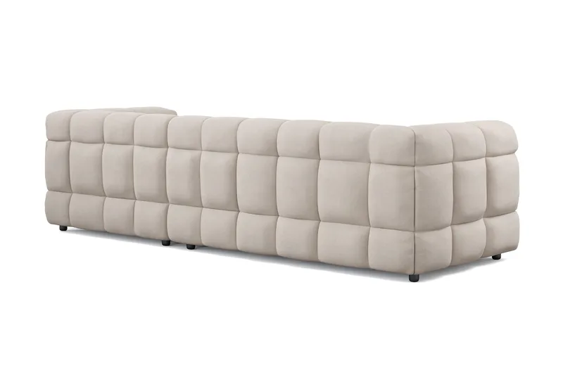 Elise 4-personers Sofa med Chaiselong Højre - Beige - Møbler - Sofaer - Sofa med chaiselong