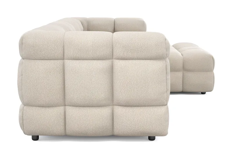 Elise 4-personers Sofa med Chaiselong Højre - Beige - Møbler - Sofaer - Sofa med chaiselong