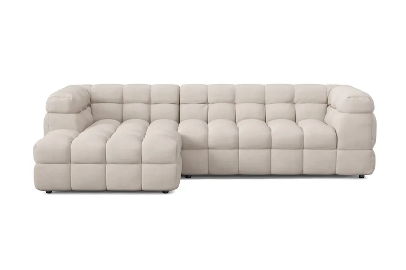 Elise 4-personers Sofa med Chaiselong Venstre, Beige