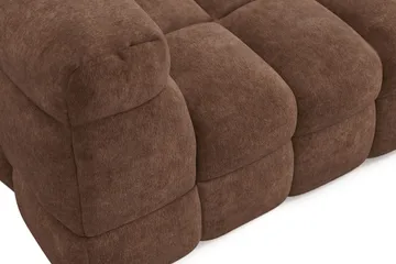 Elise 4-personers Sofa med Chaiselong Højre - Brun - Møbler - Sofaer - Sofa med chaiselong