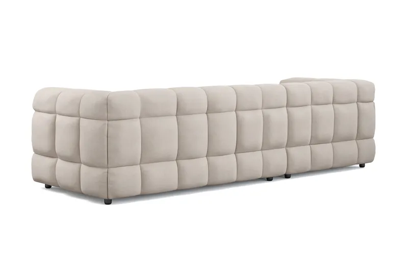 Elise 4-personers Sofa med Chaiselong Venstre - Beige - Møbler - Sofaer - Sofa med chaiselong