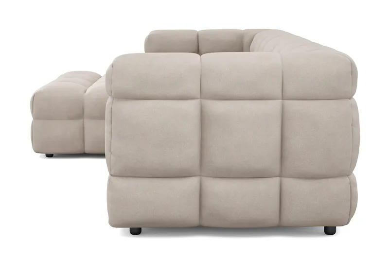 Elise 4-personers Sofa med Chaiselong Venstre - Beige - Møbler - Sofaer - Sofa med chaiselong