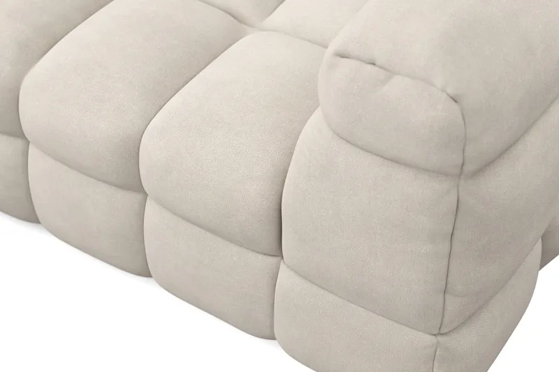 Elise 4-personers Sofa med Chaiselong Venstre - Beige - Møbler - Sofaer - Sofa med chaiselong