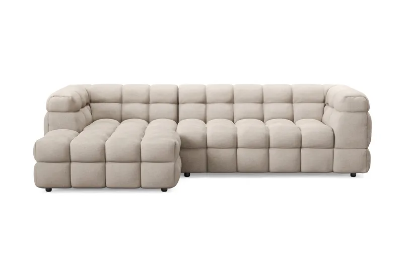 Elise 4-personers Sofa med Chaiselong Venstre, Beige