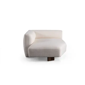 Elvaris 4-personers sofa med Chaiselong - Hvid - Møbler - Sofaer - Sofa med chaiselong