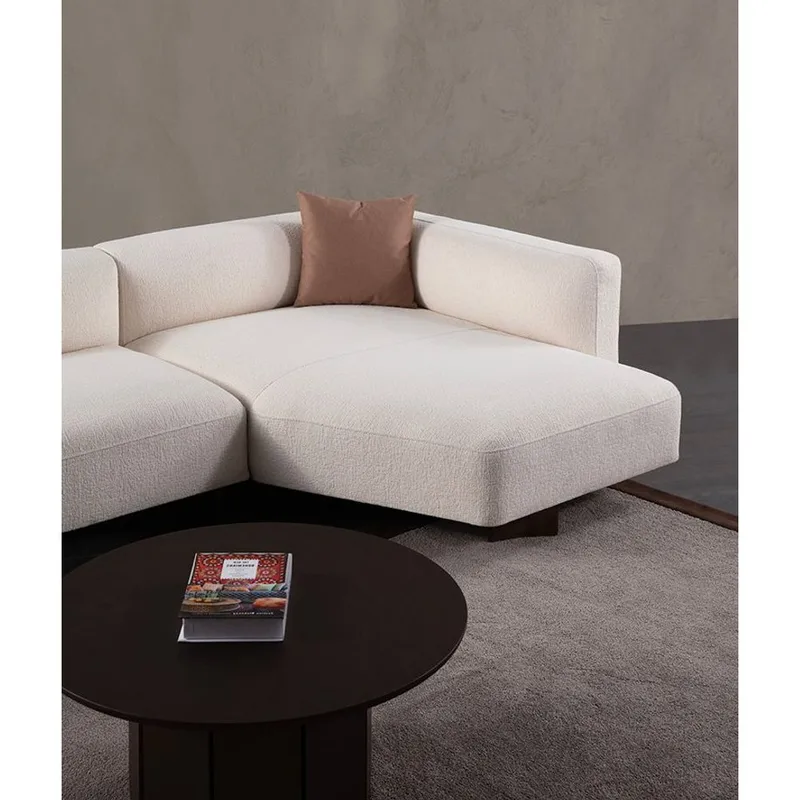 Elvaris 4-personers sofa med Chaiselong - Hvid - Møbler - Sofaer - Sofa med chaiselong