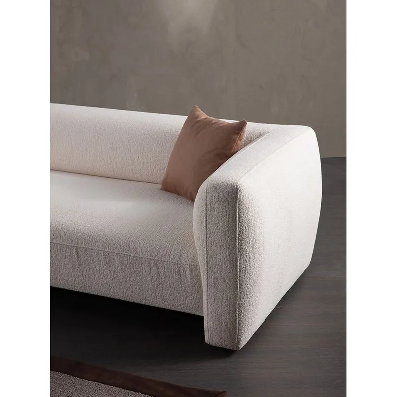 Elvaris 4-personers sofa med Chaiselong - Hvid - Møbler - Sofaer - Sofa med chaiselong