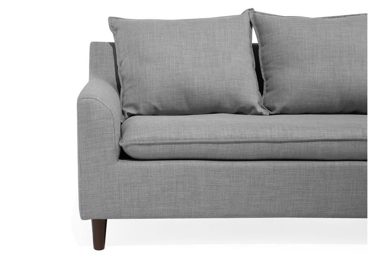 Elvenes hjørnesofa 206 cm - Grå - Sofa med chaiselong - 4 personers sofa med chaiselong