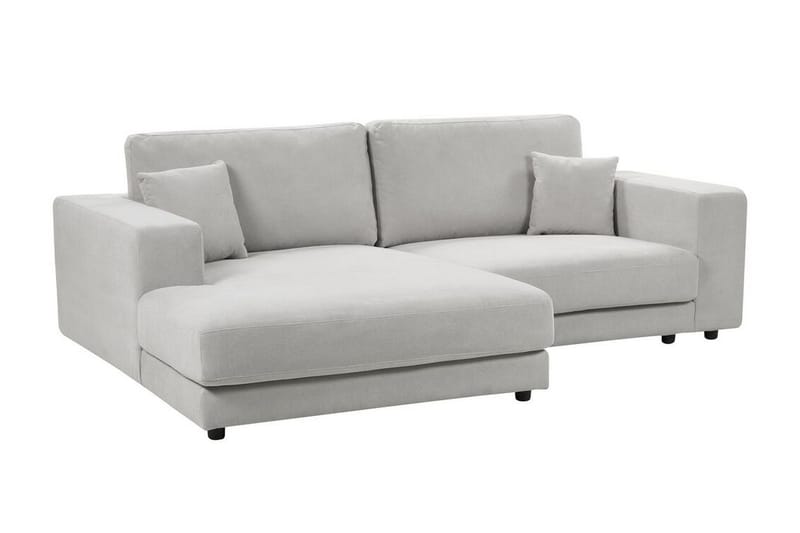 Ersi Sofa med Chaiselong 3-personers - Grå/Sort - Møbler - Sofaer - Sofa med chaiselong