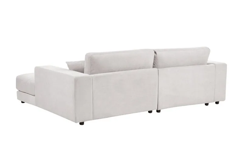 Ersi Sofa med Chaiselong 3-personers - Hvid/Sort - Møbler - Sofaer - Sofa med chaiselong