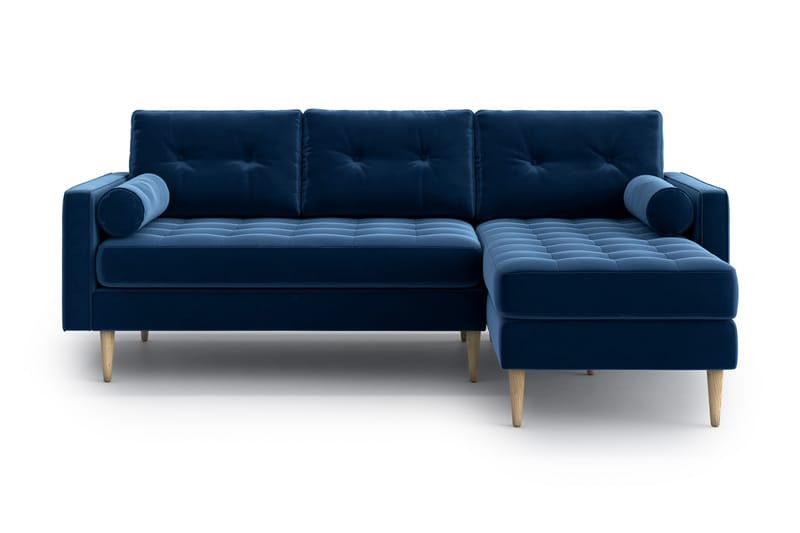 Esmeralde 4-Pers. Chaiselongsofa - Marineblå - Møbler - Sofaer - Sofa med chaiselong