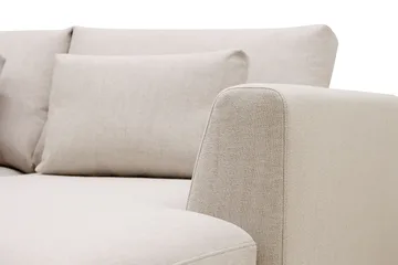 Florenz 3-personers Højrevendt L-formet Chaiselongsofa i Stof - Beige - Møbler - Sofaer - Sofa med chaiselong