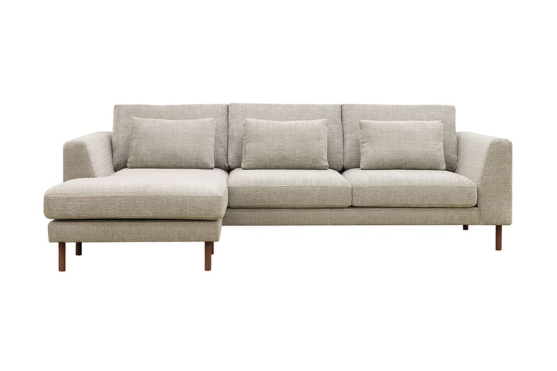 Florenz 3-personers Sofa med Divan Venstre - Grå/Beige - Møbler - Sofaer - Sofa med chaiselong