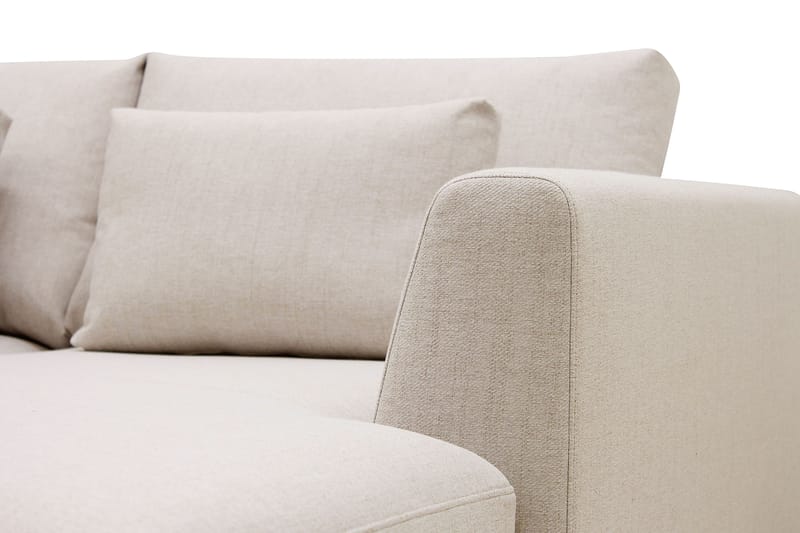 Florenz 3-personers Højrevendt L-formet Chaiselongsofa i Stof - Beige - Møbler - Sofaer - Sofa med chaiselong