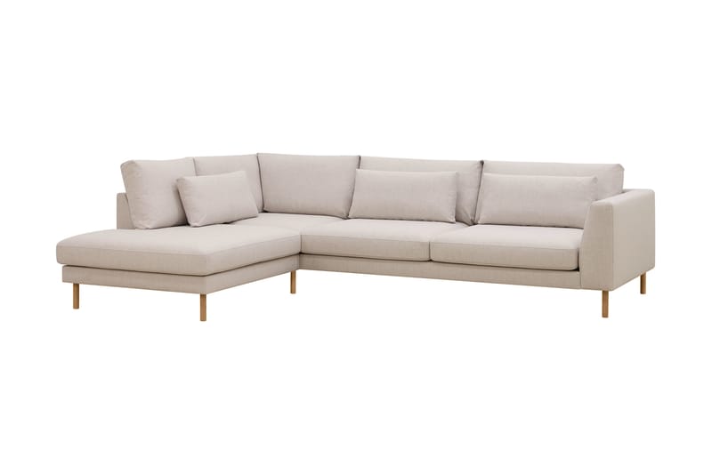 Florenz 4-personers Sofa med Chaiselong Venstre - Beige - Møbler - Sofaer - Sofa med chaiselong