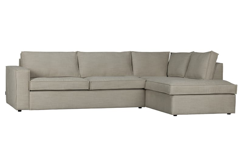 Freddie hjørnesofa højre natur - Beige - Møbler - Sofaer - Sofa med chaiselong - 3 personers sofa med chaiselong