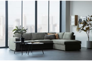 Freddie hjørnesofa højre varm Grøn - Møbler - Sofaer - Sofa med chaiselong - 3 personers sofa med chaiselong