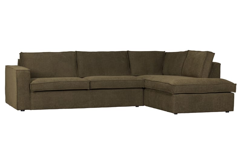 Freddie hjørnesofa højre varm Grøn - Møbler - Sofaer - Sofa med chaiselong - 3 personers sofa med chaiselong