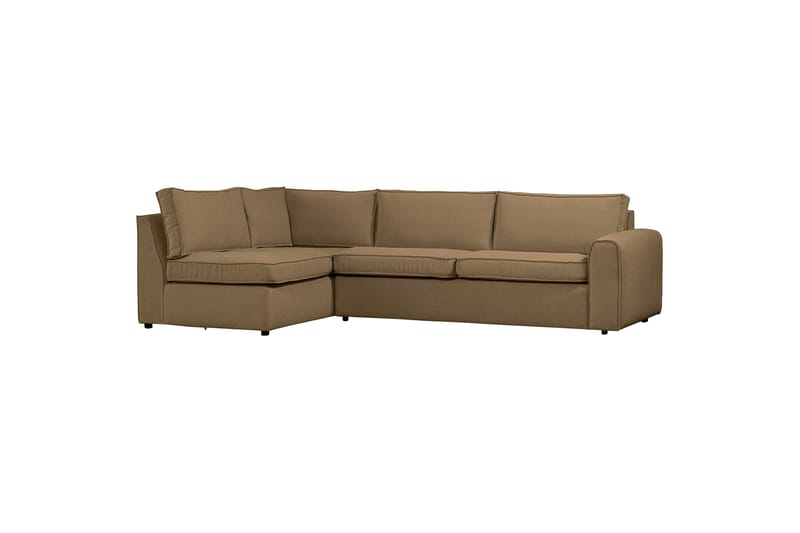 Freek Sofa med Chaiselong 3-personers - Lysebrun - Sofa med chaiselong - 3 personers sofa med chaiselong