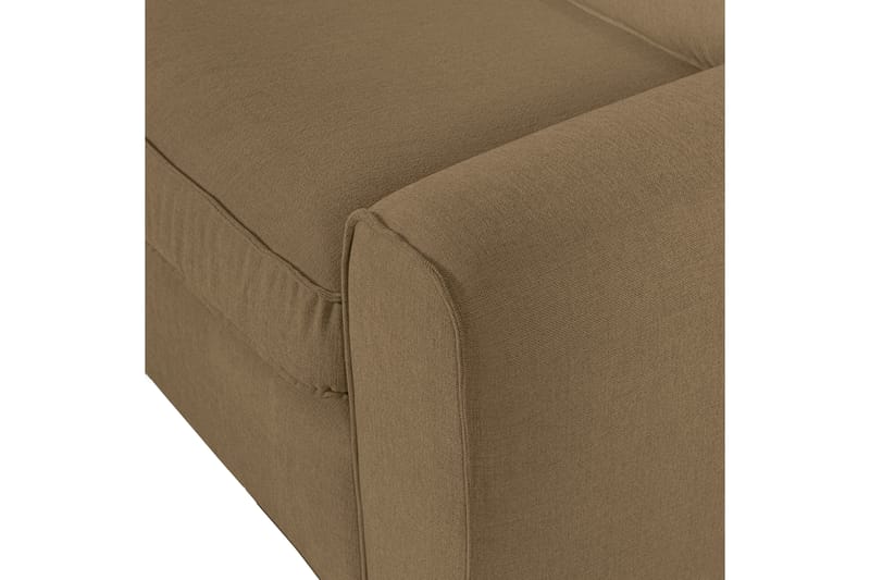 Freek Sofa med Chaiselong 3-personers - Lysebrun - Sofa med chaiselong - 3 personers sofa med chaiselong