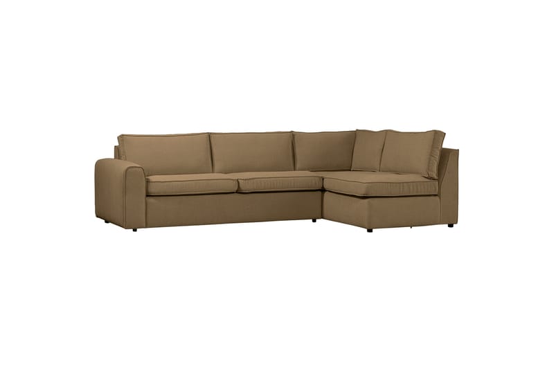 Freek Sofa med Chaiselong 3-personers - Lysebrun - Sofa med chaiselong - 3 personers sofa med chaiselong